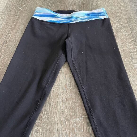 Ivivva by Lululemon Black Cropped Leggings - Size: 14 - Picture 4 of 5